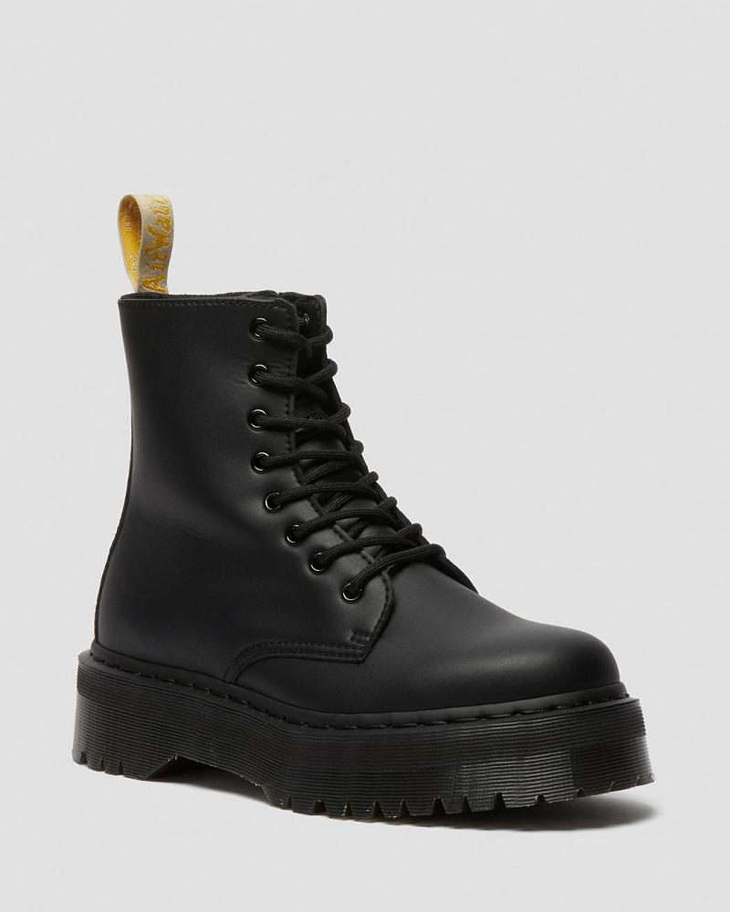 Dr Martens Vegan Jadon II Mono Platform Laarzen Dames Zwart | NL 520DFM